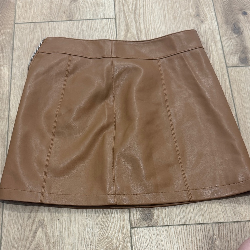 Forever 21 Tan A-Line Skirt